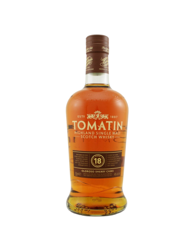 Highland Single Malt Scotch Whisky Tomatin 18